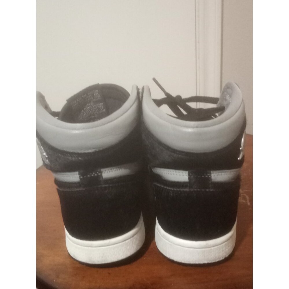 Nike Jordan 1 Retro High OG Twist 2.0 Med Black Grey Wmns 9/Men 7 DZ2523-001 - Picture 10 of 13